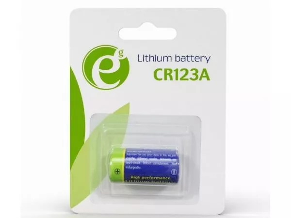 Gembird Lithium CR123 battery, blister