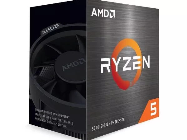 AMD Ryzen 5 5500, Socket AM4, 3.6-4.2GHz (6C/12T), 3MB L2 + 16MB L3 Cache, No Integrated GPU, 7nm 65W, Unlocked, Box (with Wraith Stealth Cooler)