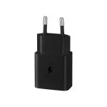 Original Sam. EP-T1510, Fast Travel Charger 15W PD (w/o cable), Black