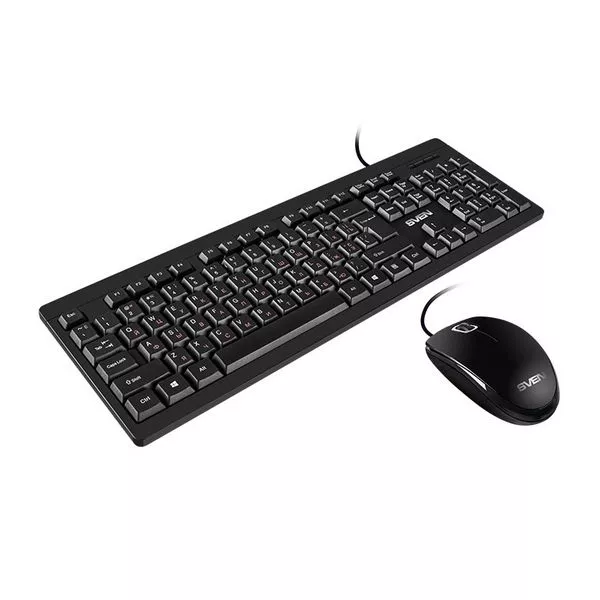 Keyboard & Mouse Sven KB-S320 Combo, Black, USB
