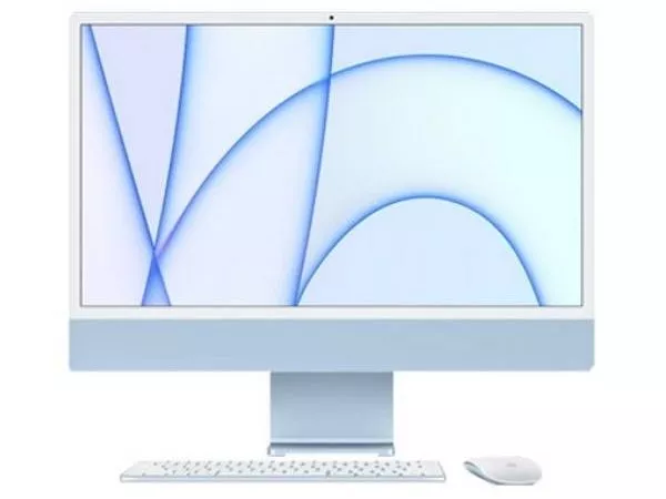 All-in-One PC - 24.0" APPLE iMac M1 (2021) Blue, 16GB, 256GB, Magic Mouse + Magic Keyboard with Touch ID and Numeric Keypad RU Layout