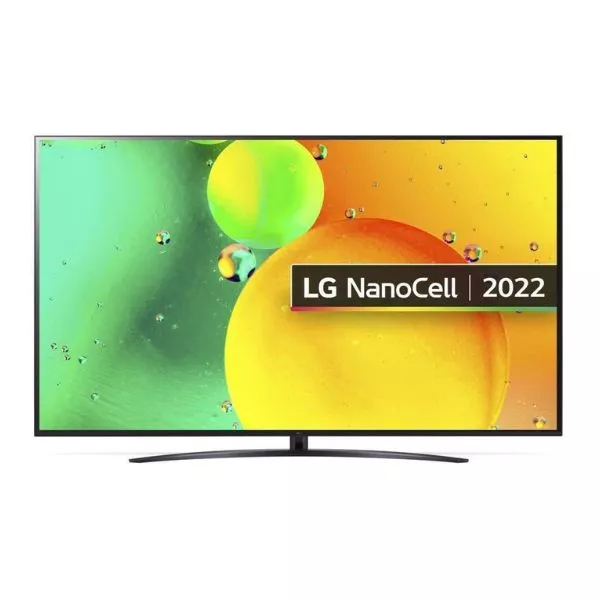 65" LED TV LG 65NANO766QA, Black (3840x2160 UHD, SMART TV, DVB-T/T2/C/S2) фото