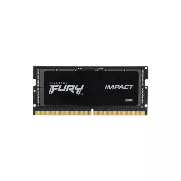 16GB DDR5-4800 SODIMM Kingston FURY® Impact DDR5, PC38400, CL38, 1Rx16, 1.1V, Intel XMP 3.0 (Extreme Memory Profiles)