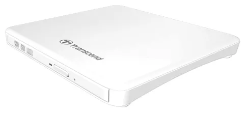 External Slim DVD-RW Drive Transcend "TS8XDVDS", White, SuperSlim (13.9mm) (USB2.0), Retail