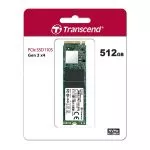 M.2 NVMe SSD 512GB Transcend 110S [PCIe 3.0 x4, R/W:1800/1500MB/s, 180/150K IOPS, SM2263, 3D TLC] фото