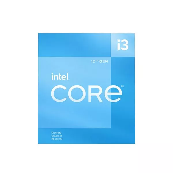 CPU Intel Core i3-12100F 3.3-4.3GHz (4P+0E/8T, 12MB, S1700, 10nm, No Integ, Graphics, 58W) Tray