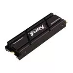 M.2 NVMe SSD 1.0TB Kingston FURY Renegade w/Heatsink10.5mm [PCIe 4.0 x4, R/W:7300/6000MB/s, 3D TLC] фото