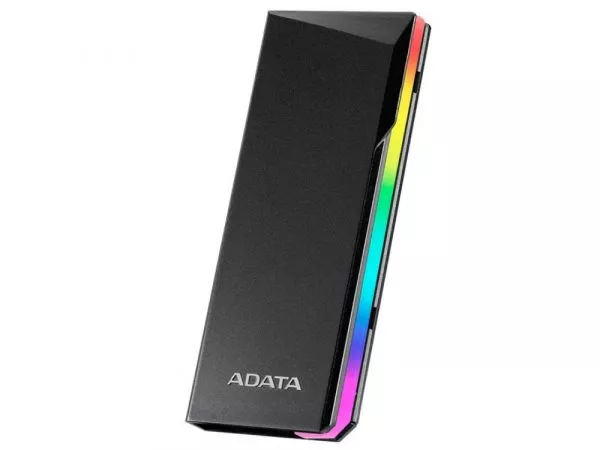 M.2  NVMe/SATA  SSD  Enclosure ADATA XPG EC700G USB3.1 Type-C/A, RGB, Slim Durable Aluminum