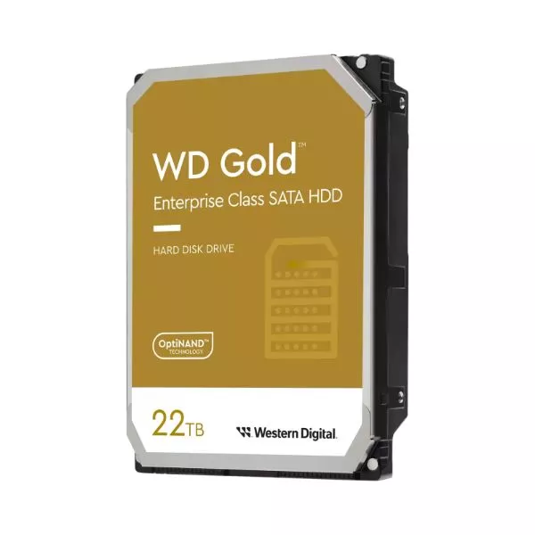 3.5" HDD 22.0TB-SATA-512MB Western Digital "Gold (WD221KRYZ)", Enterprise, CMR, 7200rpm, 2.5M (MTBF) фото
