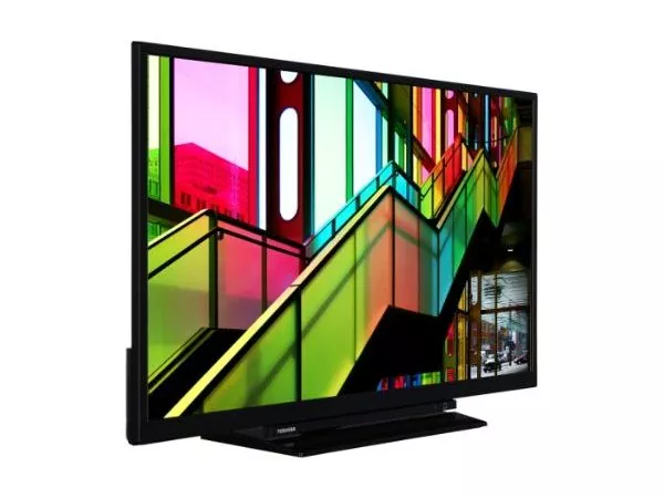 32" LED TV TOSHIBA 32W3163DG, Black (1368x768 HD Ready, SMART TV, DVB-T2/C/S2)