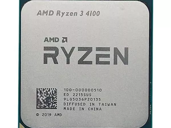 CPU AMD Ryzen 3 4100  (3.8-4.0GHz, 4C/8T, L2 2MB, L3 4MB, 7nm, 65W), Socket AM4, Tray