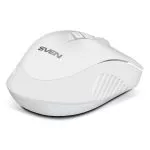 Wireless Mouse SVEN RX-325, Optical, 600-1000 dpi, 4 buttons, Ambidextrous, 1xAA, White