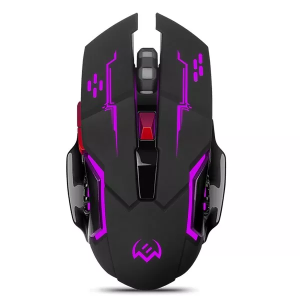 Wireless Gaming Mouse SVEN RX-G930W, Optical, 800-2400 dpi, 6 buttons, Backlight, 400mAh, Black