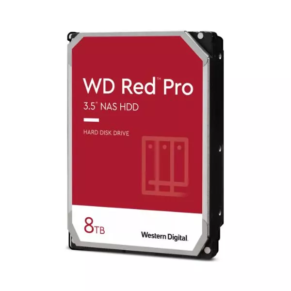 3.5" HDD  8.0TB-SATA-256MB Western Digital  "Red Pro (WD8003FFBX)", NAS, CMR