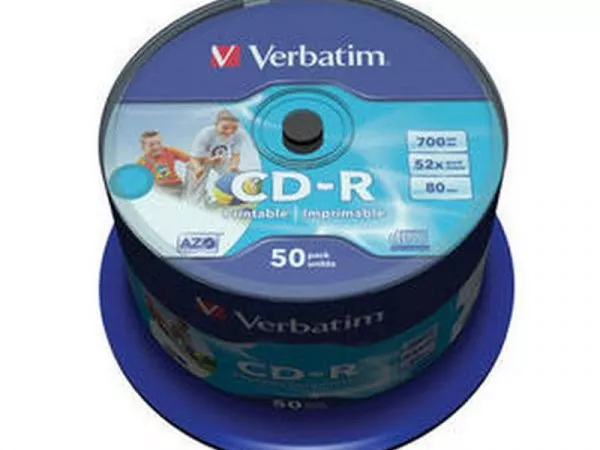 CD-R  Printable 50*Cake, Ritek, 700MB