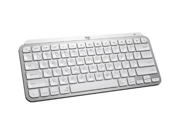 Wireless Keyboard Logitech MX Keys Mini, Premium typing, Metal plate, BT/2.4Gh, US Layout, Pale Grey
