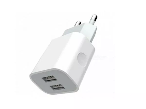 Wall Charger XO + Type-C Cable, 2USB, 2.4A, L75, White