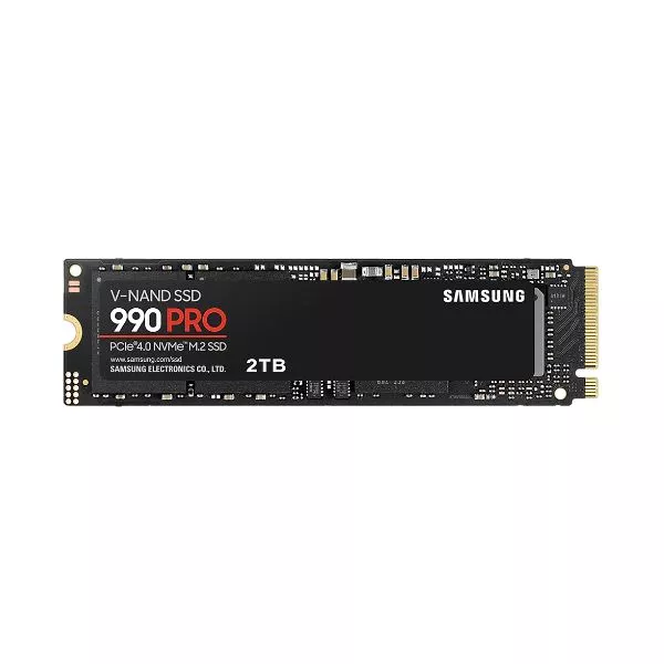 M.2 NVMe SSD 2.0TB Samsung 990 PRO [PCIe 4.0 x4, R/W:7450/6900MB/s, 1400K/1550K IOPS, 1.2PB, 3DTLC]