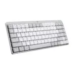 Wireless Keyboard Logitech MX Mechanical Mini for Mac, Tactile Quiet, US Layout, 2.4/BT, Pale Gray