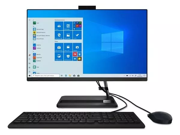 All-in-One PC - 21.5" Lenovo IdeaCentre 3 24ITL6, 23.8 FHD IPS 250nits, Intel® Pentium™ Gold 7505, 8GB DDR4-3200 SODIMM (2 slots), 256GB SSD M.2 2242