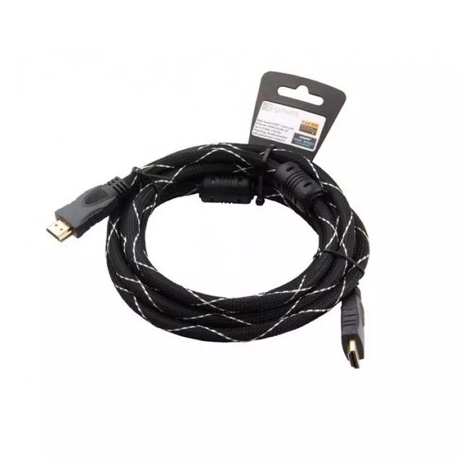 Cable HDMI - 10m - Brackton "Basic" K-HDE-SKB-1000.B, 10 m, High Speed HDMI® Cable with Ethernet, ma