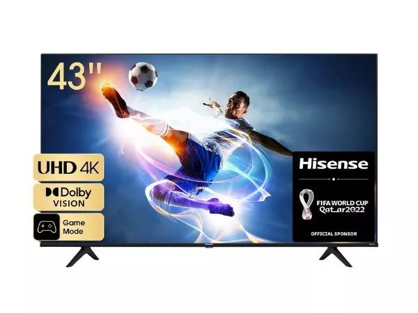 43" LED SMART TV Hisense 43A6BG, Real 4K, 3840x2160, VIDAA OS, Black