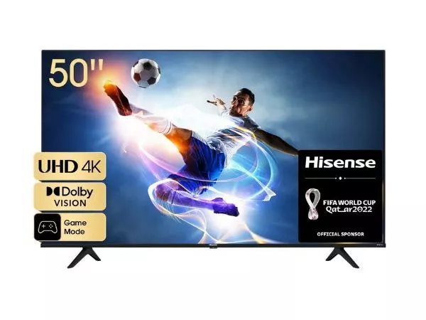 50" LED SMART TV Hisense 50A6BG, Real 4K, 3840x2160, VIDAA OS, Black