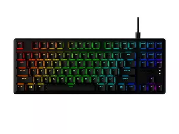 Gaming Keyboard HyperX Alloy Origins Core PBT, Mechanical, TKL, Steel frame, SW Red Linear, RGB, USB