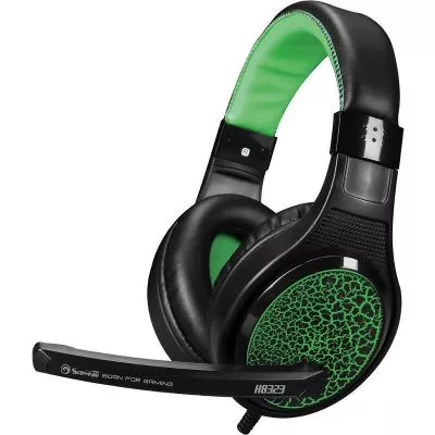 MARVO "H8323", Gaming Headset, Microphone, 40mm driver unit, Volume control, Adjustable headband, 2x