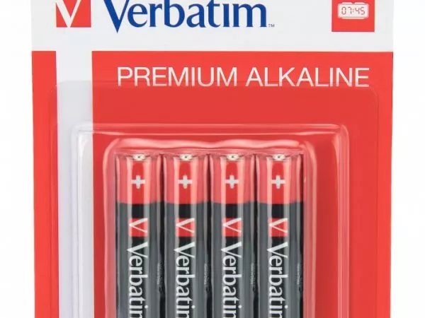 Verbatim Alcaline Battery  AAA, 4pcs, Blister pack