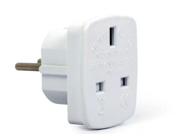 Gembird AC power adapter UK socket to EU schuko plug 7.5A
