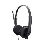 Dell Stereo Headset WH1022 (520-AAVV), USB -A / 3.5mm Stereo Jack Connetctivity Noise-Canceling Mic, Adjustable Mic 150 Hz–7 kHz, LED Lights Call Indi
