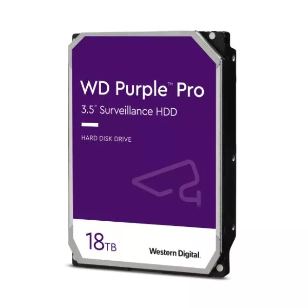 3.5" HDD 18.0TB-SATA-512MB Western Digital  "Purple Pro (WD181PURP)"