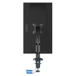 Arm for 1 monitors 13"-31.5" -  AOC AS110DX with integrated USB Hub, Black, USB Hub: USB-C + USB3.0, Desk Clamp/Grommet, Aluminum structure, Gas sprin