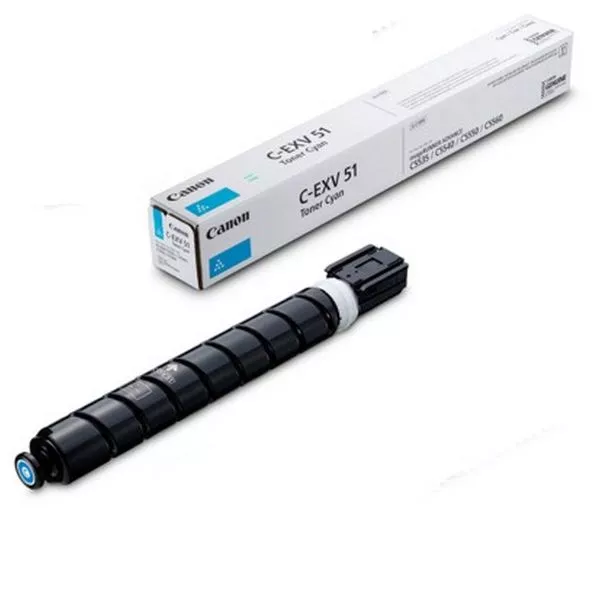 Toner Canon C-EXV51 Cyan, (xxxg/appr. 60 000 pages 5%) for Canon iRC55xx