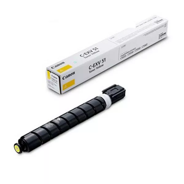 Toner Canon C-EXV51 Yellow, (xxxg/appr. 8 500 pages 5%) for Canon iRC55xx