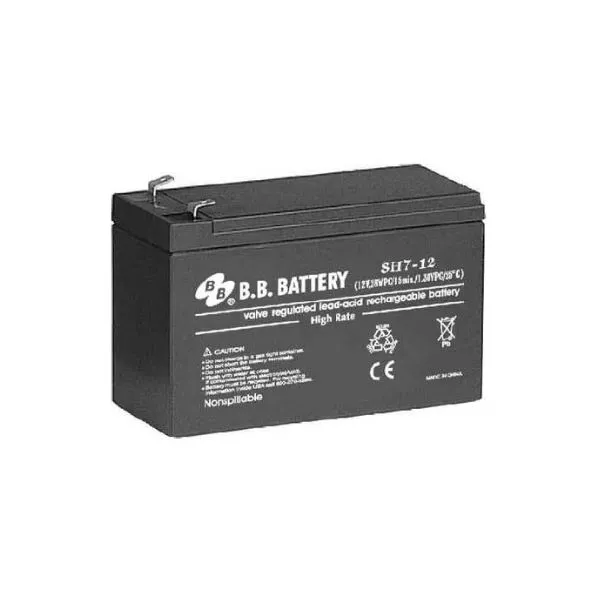 Baterie UPS 12V/   7AH T2 B.B. SH7-12, 3-5 Years