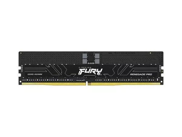 16GB DDR5-4800  Kingston FURY® Renegade PRO DDR5 ECC Registered DIMM, PC38400, CL36, 1.1V, 1Rx8, Auto-overclocking, Symmetric Black / Large heat sprea