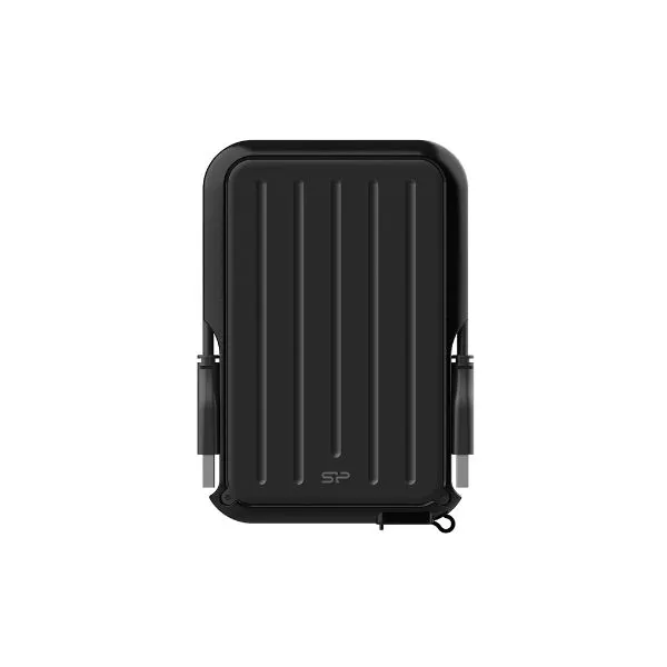 2.5" External HDD 4.0TB (USB3.2)  Silicon Power Armor A66, Black/Black, Rubber + Plastic, Military-Grade Protection MIL-STD 810G, IPX4 waterproof, Adv