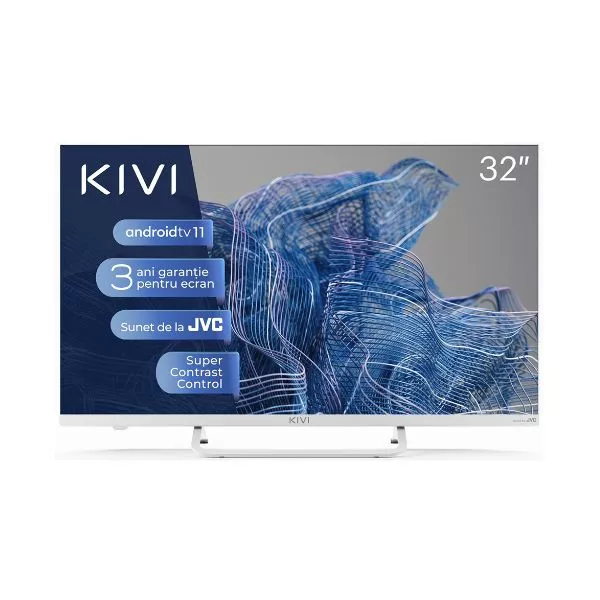 202911 32" KIVI 32F750NW, 1920x1080 FHD, Android TV, White