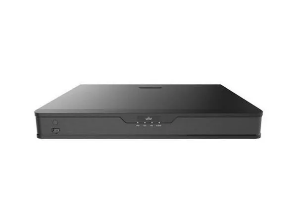 UNV NVR302-16S2-P16, 16-ch, 2 SATA interface, 16 PoE, Incoming Bandwidth 160Mbps, Audio 1/1,  8 x 10