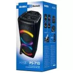 Partybox SVEN "PS-710" 100W, TWS, Bluetooth, FM, USB, microSD, LED-display, 4400mA*h фото
