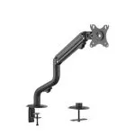 Arm for 1 monitor 17"-32" - Gembird MA-DA1-02, Adjustable desk display mounting arm, Gas spring 2-8kg, VESA 75/100, arm rotates, extends and retracts,