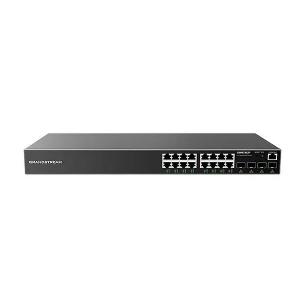 16-port 10/100/1000Mbps Managed Switch Grandstream "GWN7802", 4xSFP expansion slot