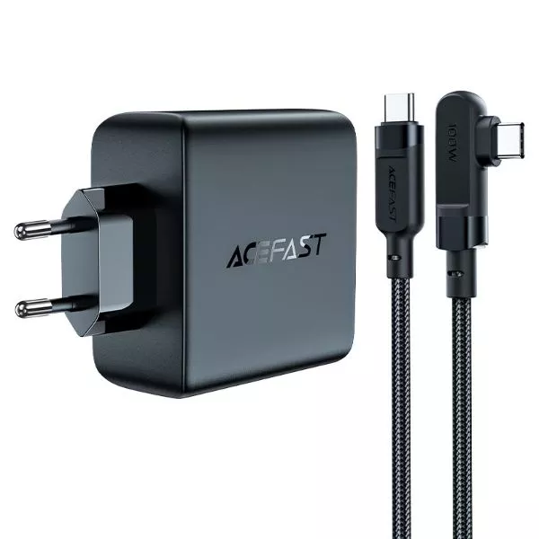 ACEFAST A37 PD100W GaN (3*USB-C+USB-A) charger set,white (EU)