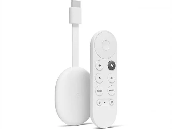 Google Chromecast with Google TV 4K, Snow, Streaming Stick Entertainment with Voice Search, Watch Movies, Live TV in 4K HDR