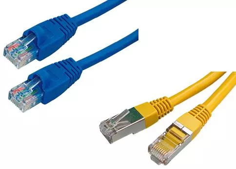 Patch Cord Cat.6, 2m, Blue, molded strain relief 50u" plugs, PP6-2M/G