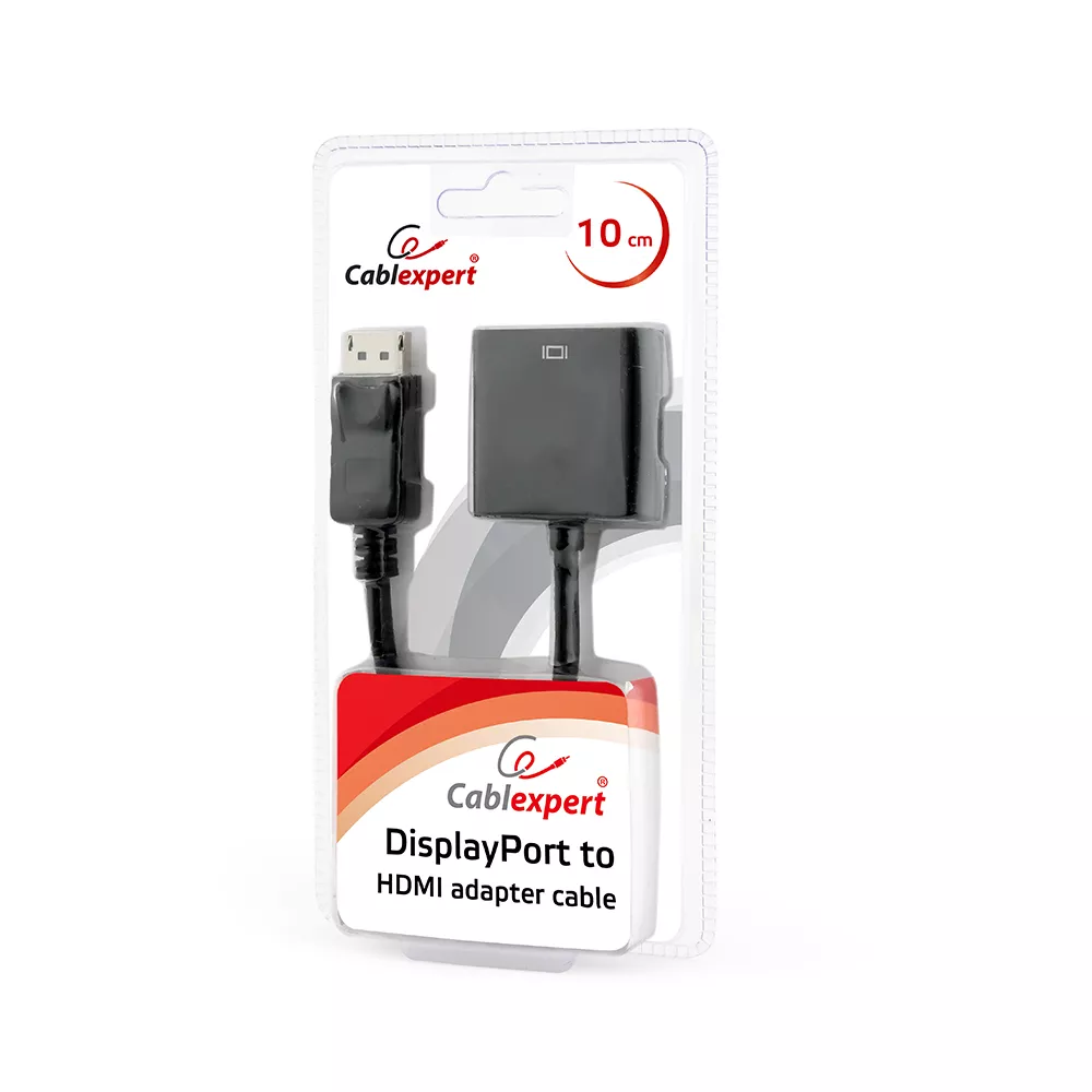 Adapter DP-HDMI - Gembird AB-DPM-HDMIF-002, DisplayPort male to HDMI femaile adapter cable, blister,