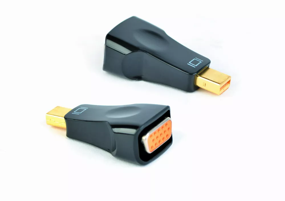 Adapter Mini DisplayPort-VGA Gembird A-mDPM-VGAF-01, Mini DisplayPort to VGA adapter, Converts digit