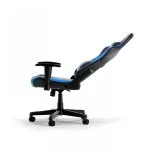 Gaming/Office Chair DXRacer Prince GC-P132-NB-FX2, Black/Blue, Gaslift class 4, Premium PU leather, max weight up to 150kg / height 165-185cm, Recline 90°-135°, 1D Armrests, Headrest and lumbar cushions, Nylon wheelbase, 6cm PU Caster, W-20 kg